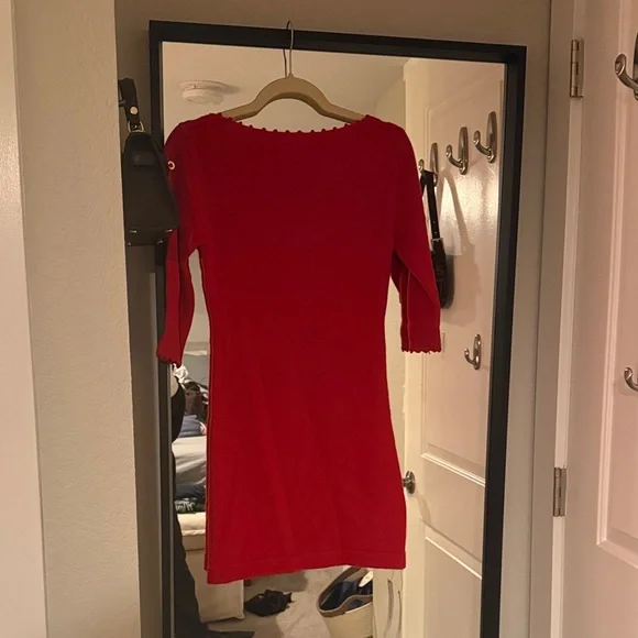 Kacey musgraves x reformation cardinal red cashmere dress BNWT - Picture 1 of 4